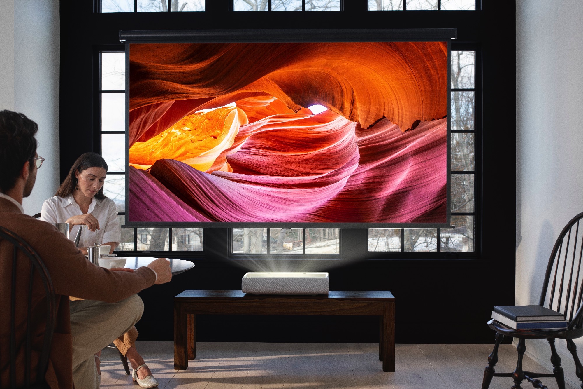 Samsung's 120-inch smart 4K projector is $1,500 off