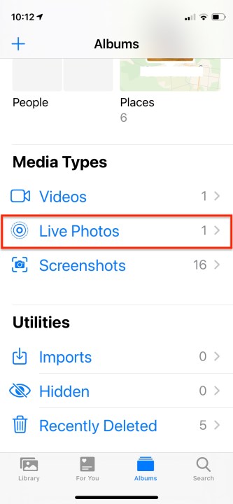 how to turn off live photos save1