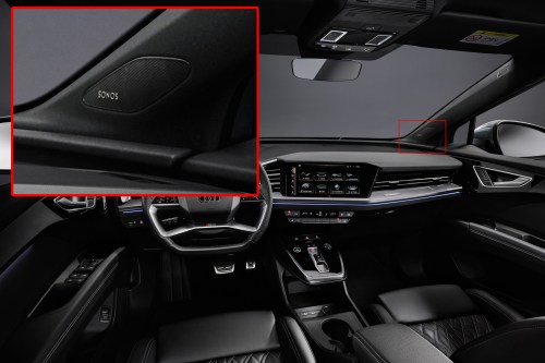 Sonos Speaker inside 2022 Audi E-Tron