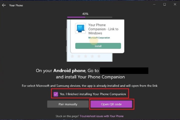 Setting up Your Phone on Windows 10.