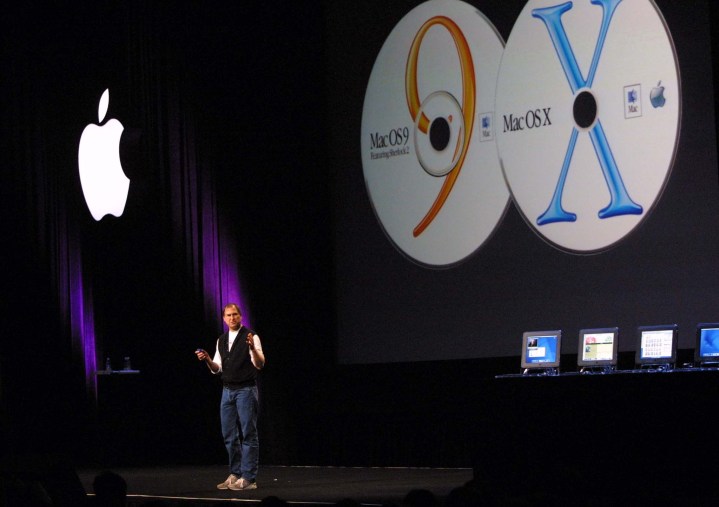 Apple CEO Steve Jobs announces that Apple's new op