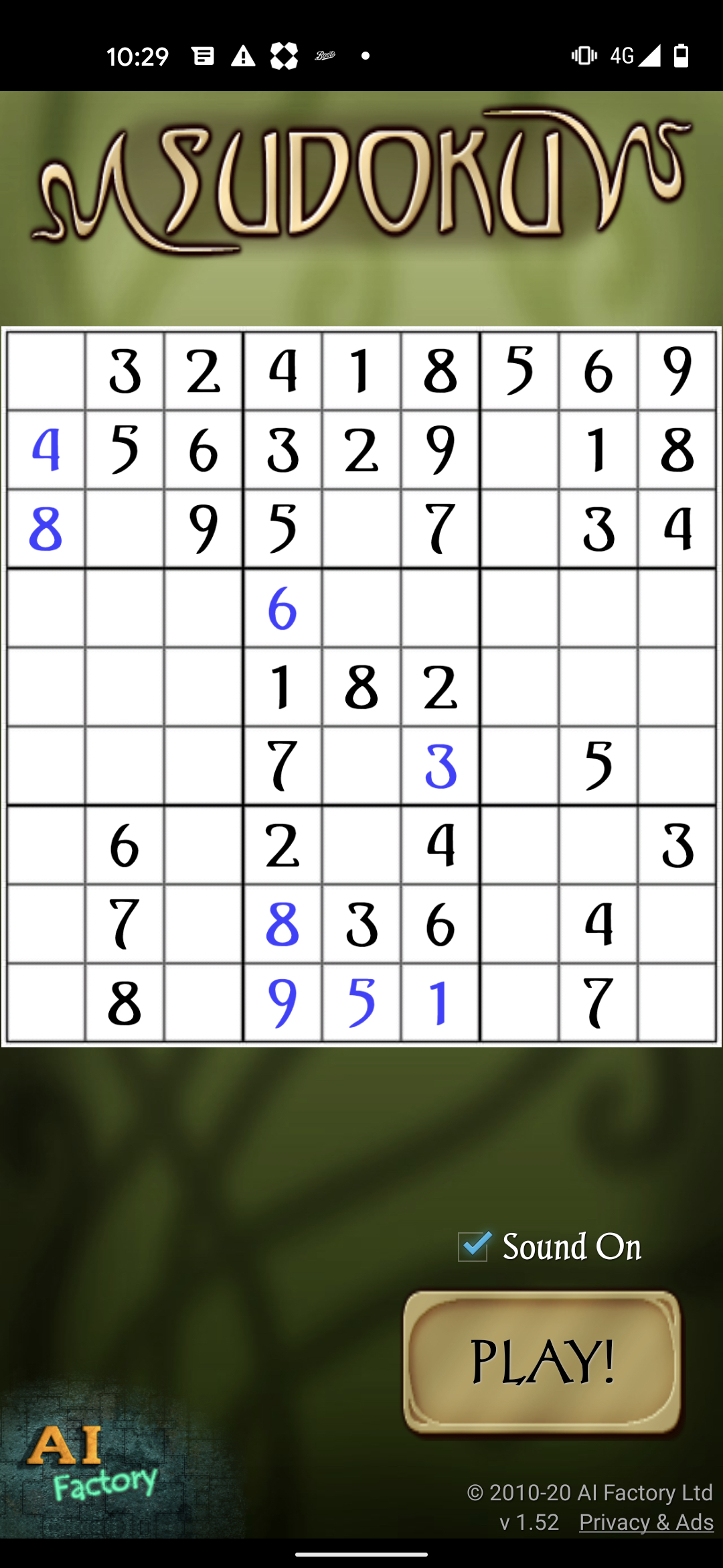 Sudoku grátis em brasileiro - Download do APK para Android