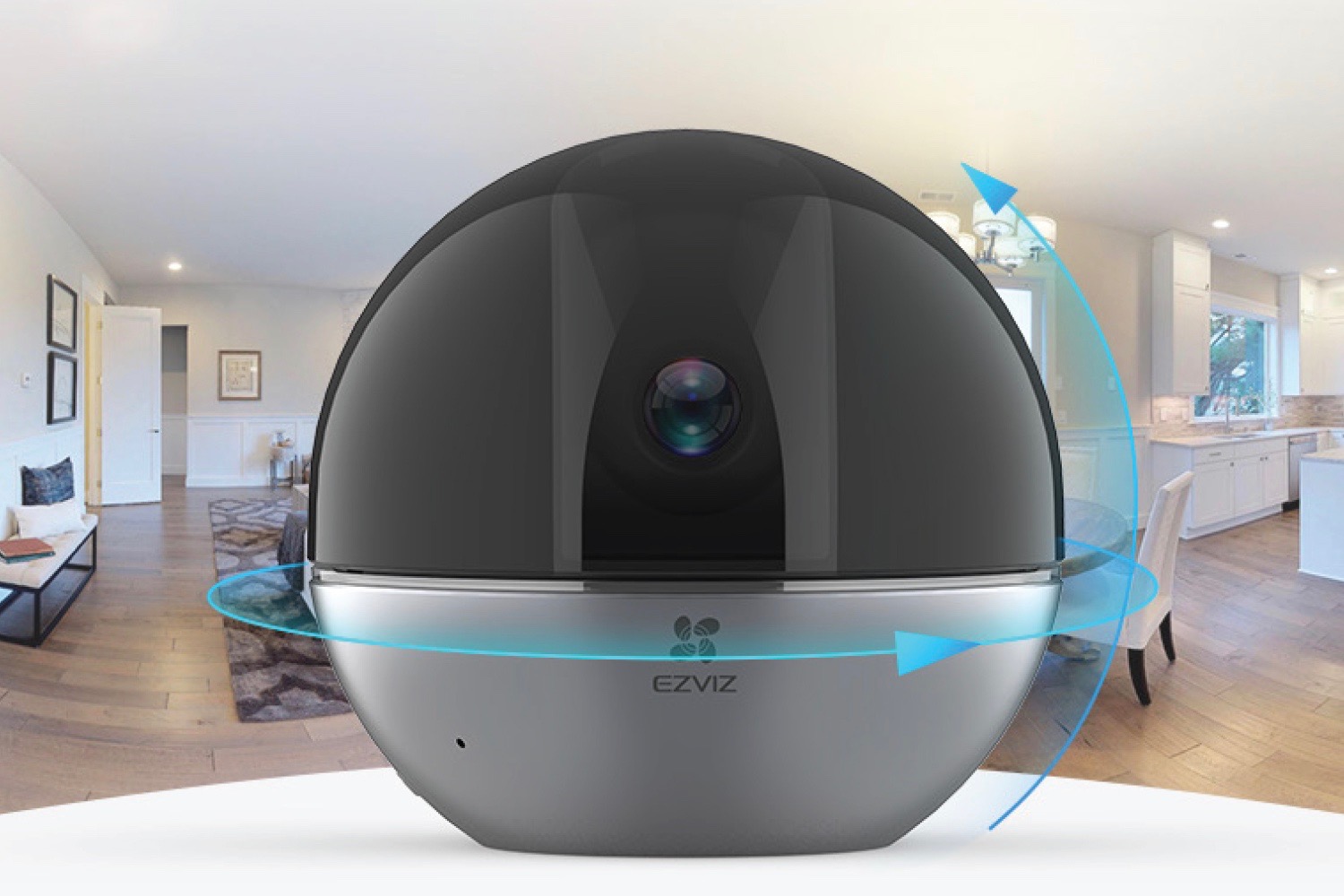 The EZVIZ Camera Captures Your Home in 360-Degree Fashion
