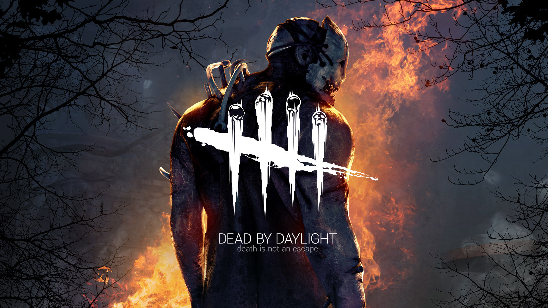 Logo e arte da capa para Dead by Daylight.