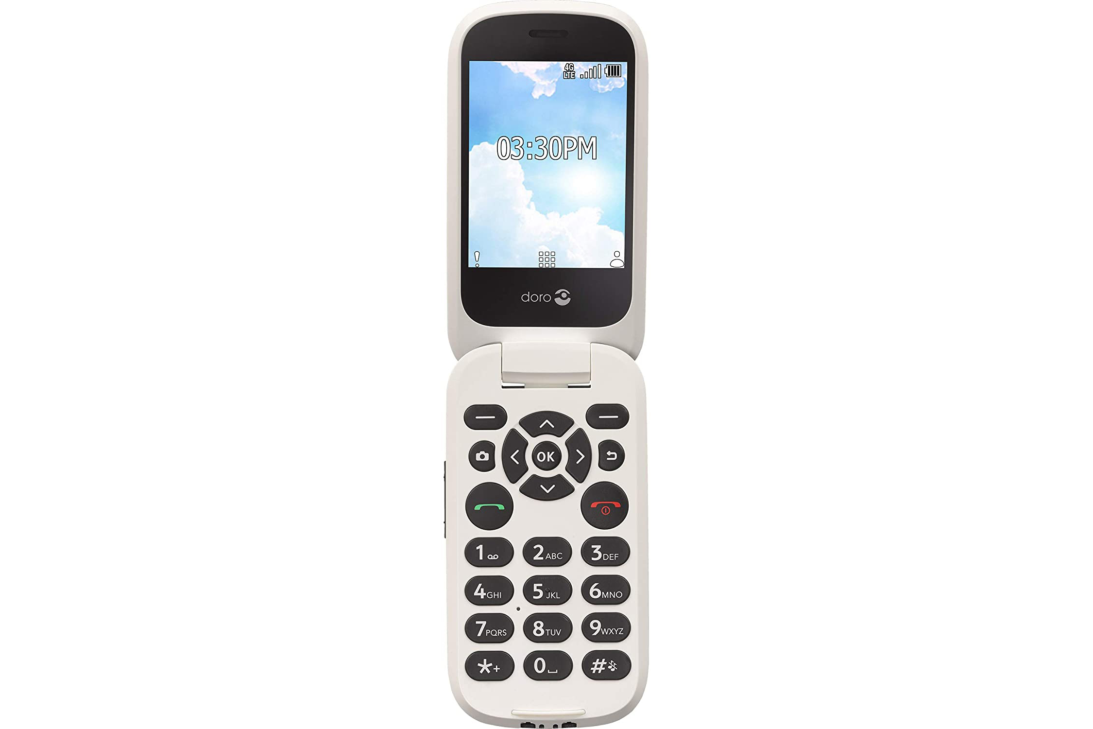 TELEPHONE MOBILE A CLAPET 4G DORO