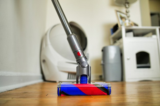 The Dyson Cyclone V10 cordless vacuum is more powerful than its uprights