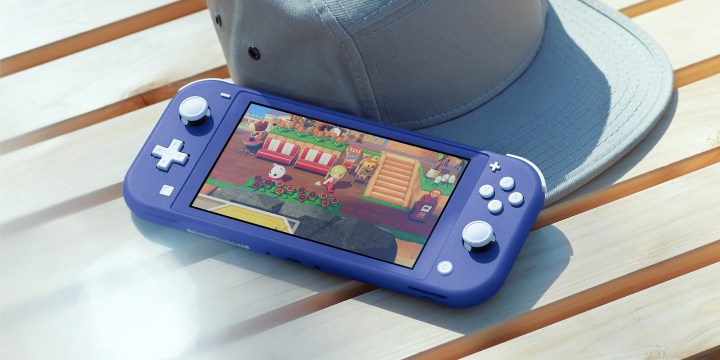 New blue Nintendo Switch Lite.