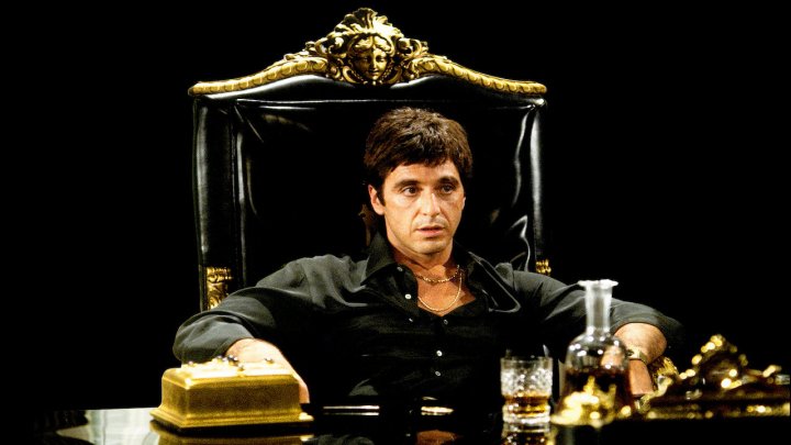 Al Pacino in Scarface.