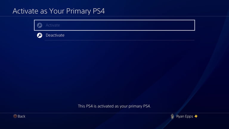 how to gameshare on ps4 activate primary game share 768x768