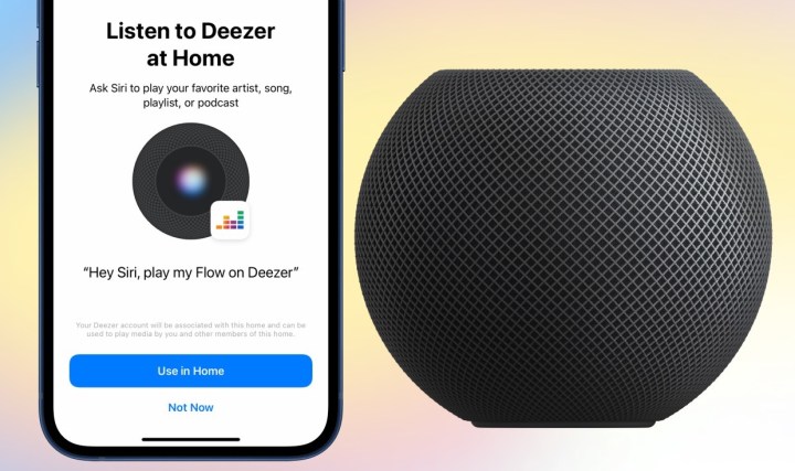 Deezer has been added to Apple's HomePod and HomePod mini