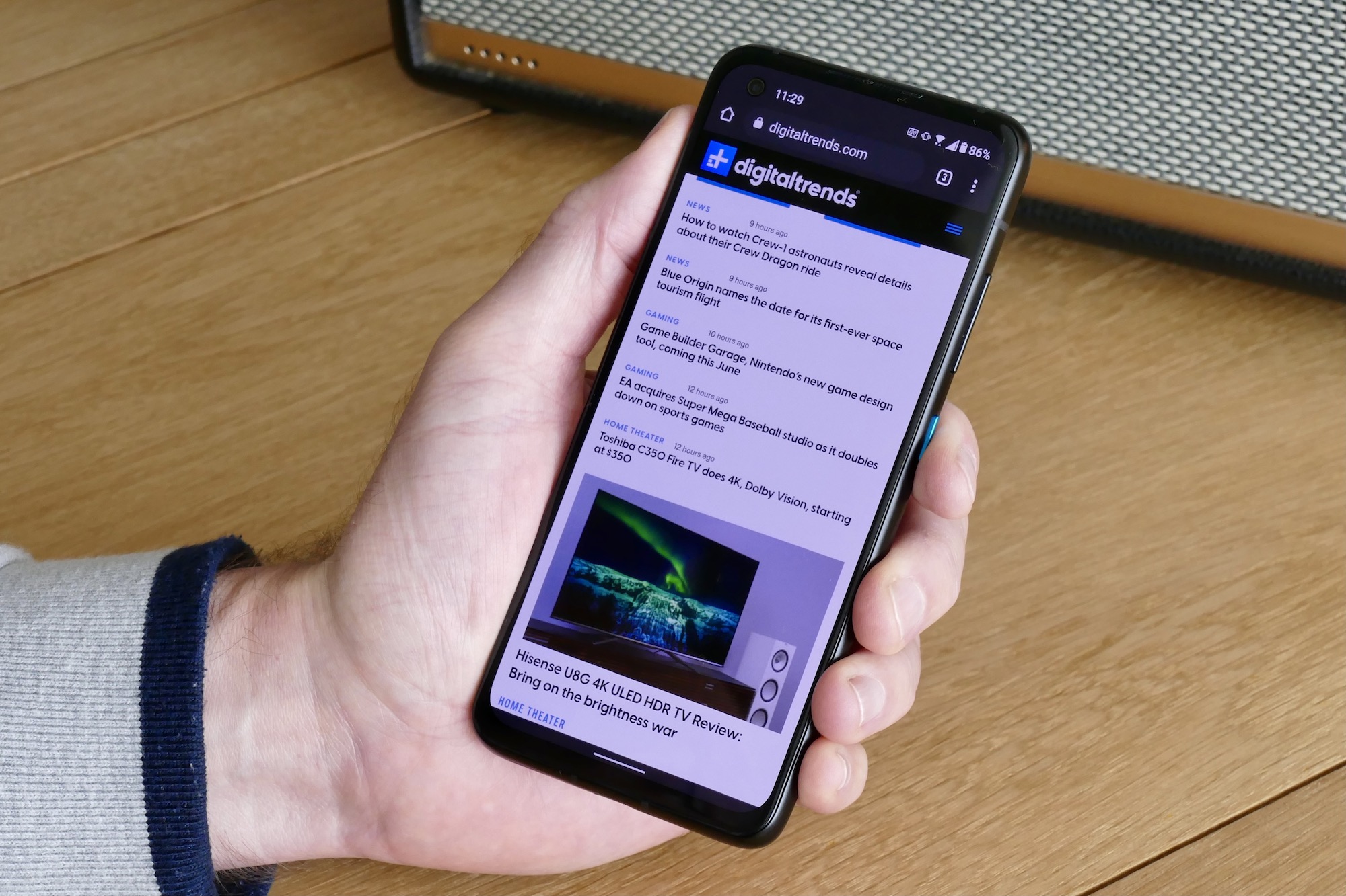 asus zenfone 8 review browser