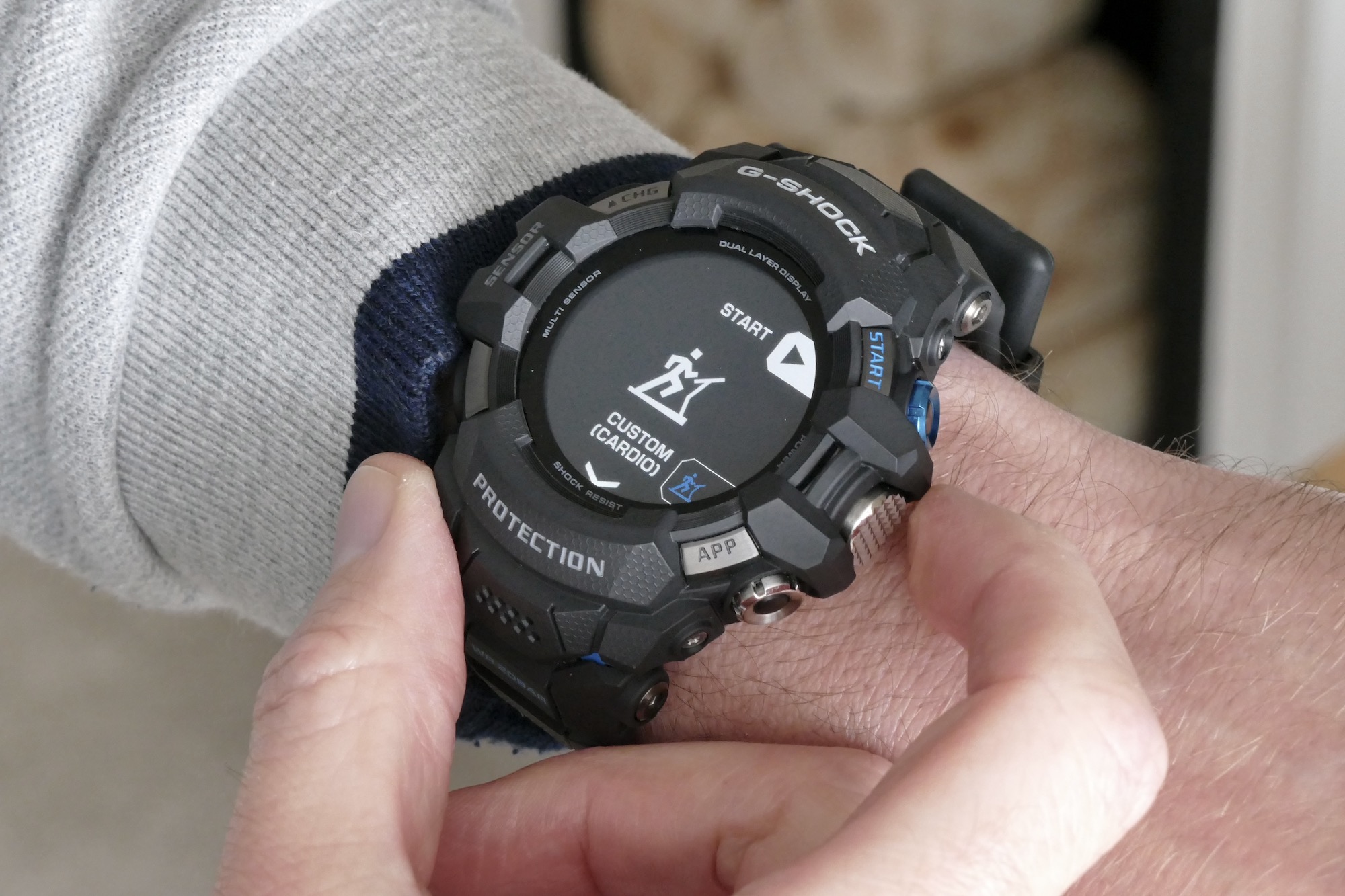 CASIO G-SHOCK G-SQUAD PRO GSW-H1000-1JR 腕時計(デジタル ...