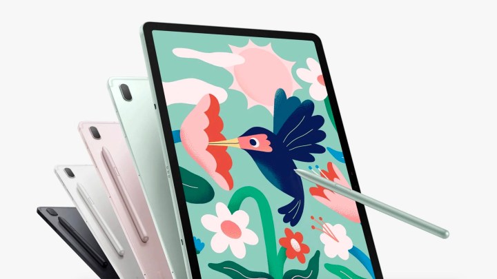 The colors of the Samsung Galaxy Tab S7 FE.