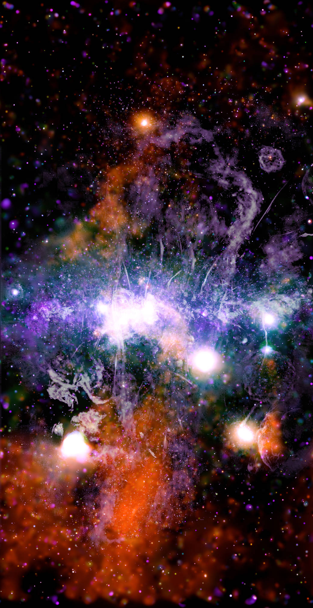 Threads of superheated gas and magnetic fields are weaving a tapestry of energy at the center of the Milky Way galaxy. A new image of this new cosmic masterpiece was made using a giant mosaic of data from NASA's Chandra X-ray Observatory and the MeerKAT radio telescope in South Africa.