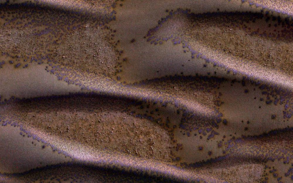 Mars sand dunes.