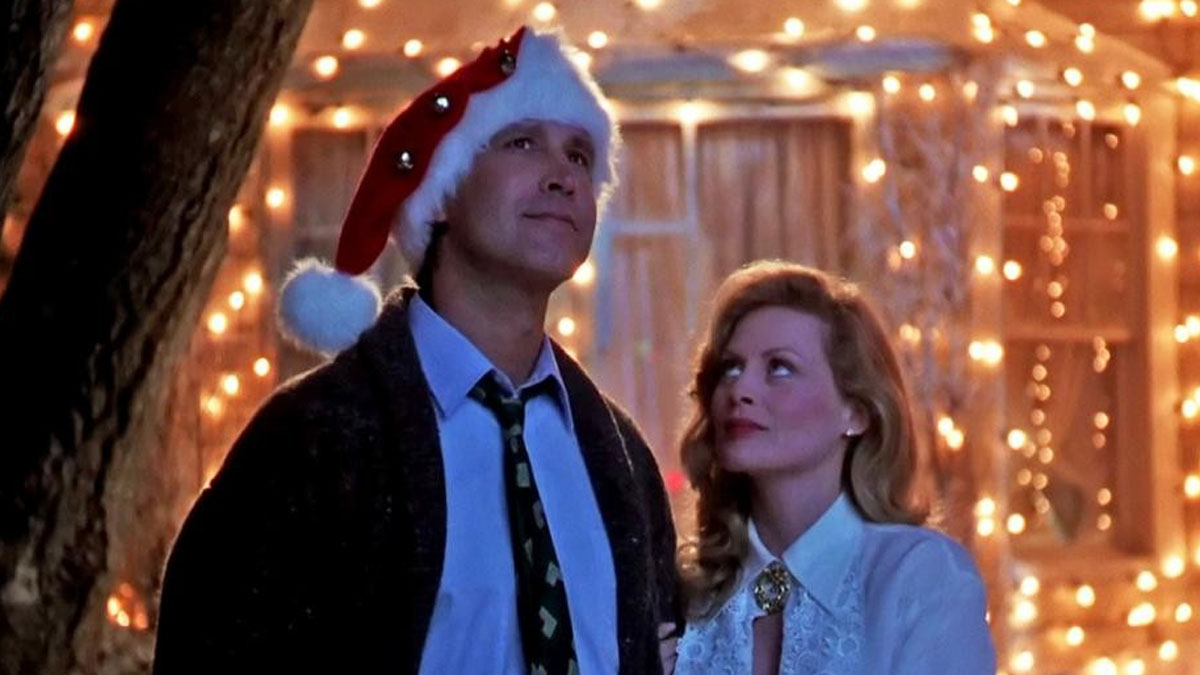 Clark y Ellen Griswold en "National Lampoon's Christmas Vacation".