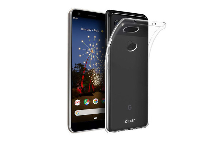 Screen Guard For Google Pixel 3A XL Slim Clear Black Silicone Phone Case Cover