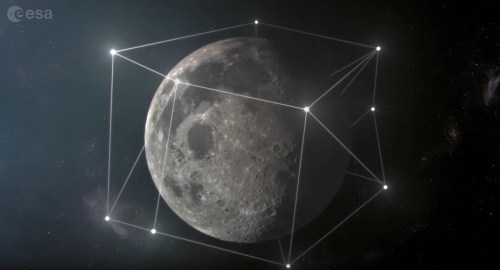 ESA's moonlight initiative aims to put a constellation of satellites around the moon