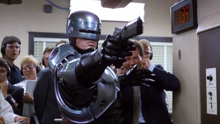 Peter Weller in RoboCop.
