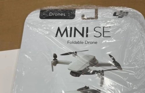Packaging apparently showing DJI's incoming Mini SE drone.