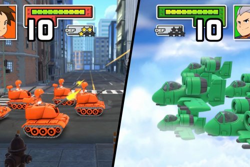 The updated visuals of Advance Wars 1 + 2: Re-Boot Camp.