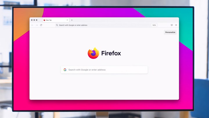 Mozilla Firefox opened on a desktop.
