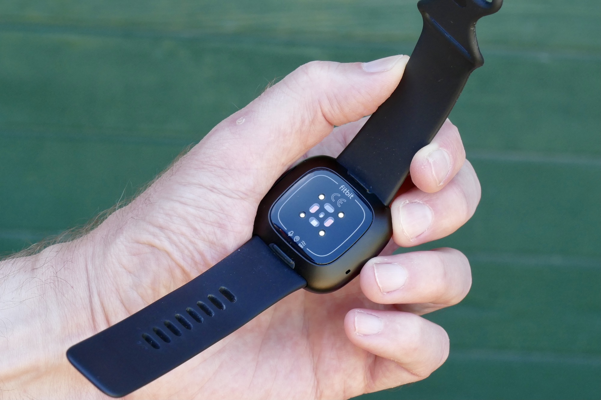 Sensor de frequência cardíaca Fitbit Versa 3