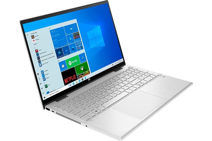 The HP Pavilion x360 in laptop form.