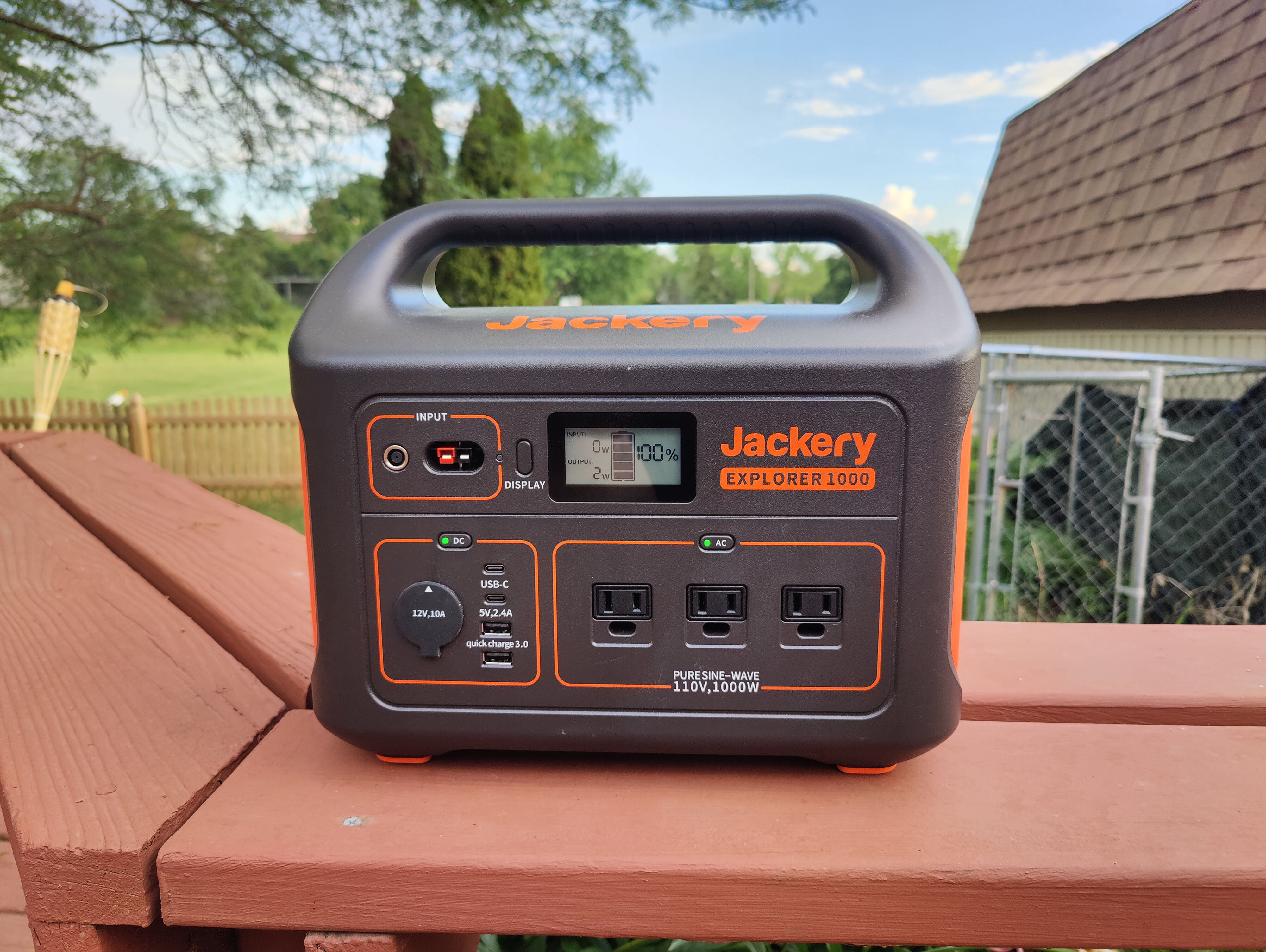 The Jackery Explorer 1000 basically gives you unlimited power.