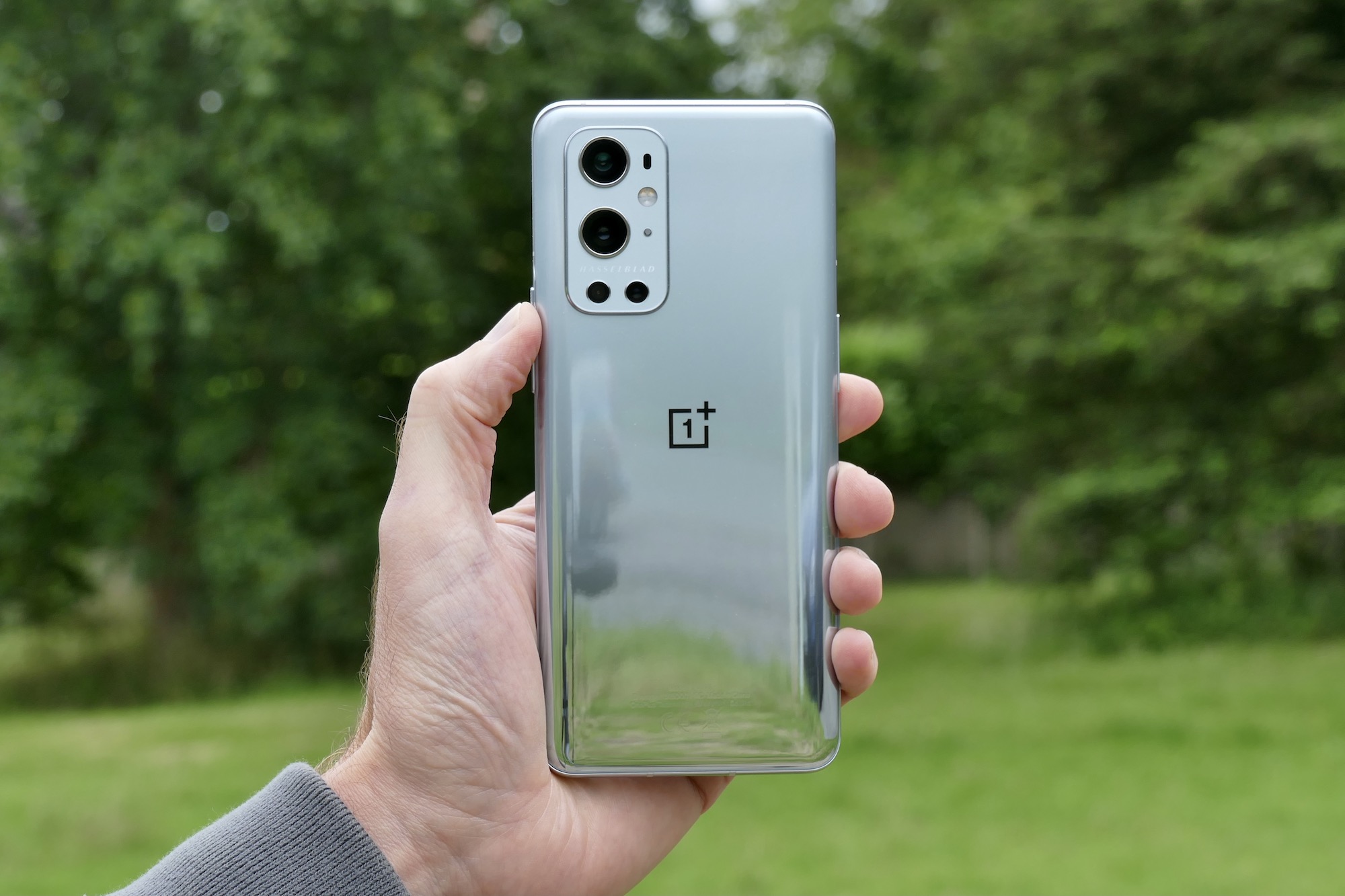OnePlus 9 Pro shown from the back.