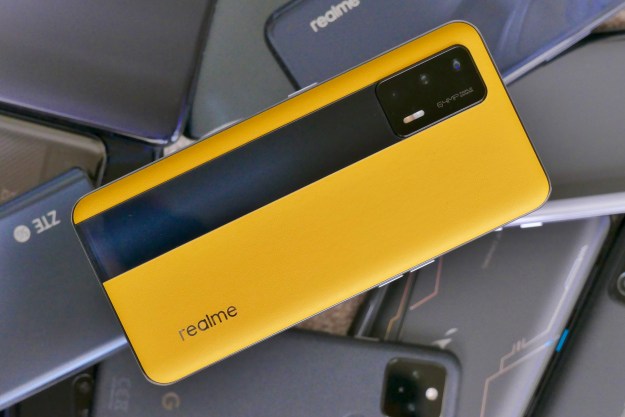 Realme GT yellow and black back cover