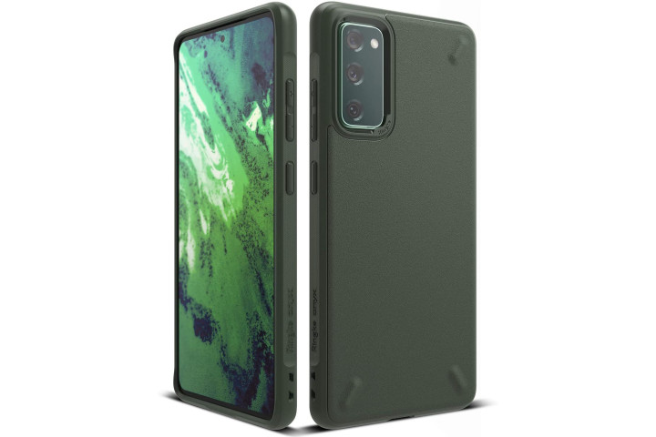 Ringke Fusion Onyx Case for Samsung Galaxy S20 FE in Dark Green.