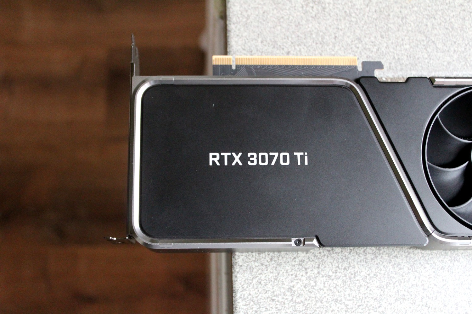 Placa gráfica RTX 3070 Ti da Nvidia.