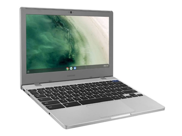 This Chromebook features an 11.6-inch screen and an Intel Celeron processor.