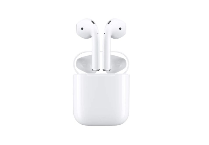 Apple AirPods 2nd Gen with wired charging case.