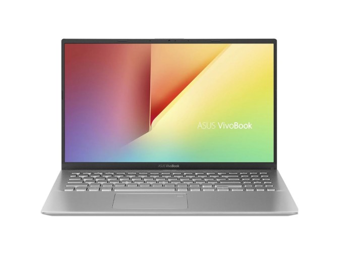 The Asus VivoBook 15 Ultrabook Laptop has an AMD Ryzen processor.