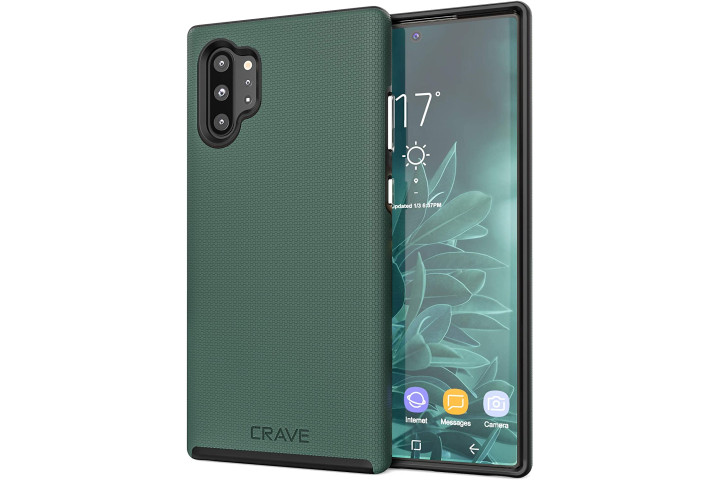 Crave Dual Guard Series Protection Case for the Samsung Galaxy Note 10 Plus in Forest Green.