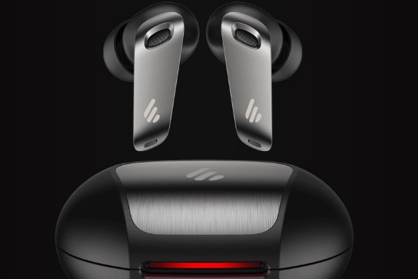 Edifier NeoBuds Pro hi-res true wireless earbuds with charging case.