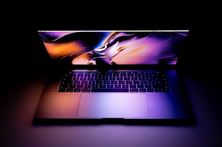 macbook pro purple lighting