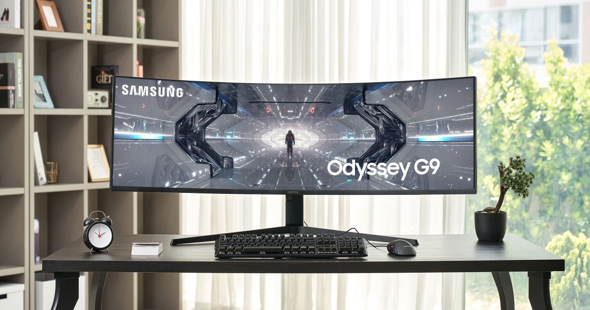 Samsung’s 49-inch QLED gaming monitor is heavily discounted