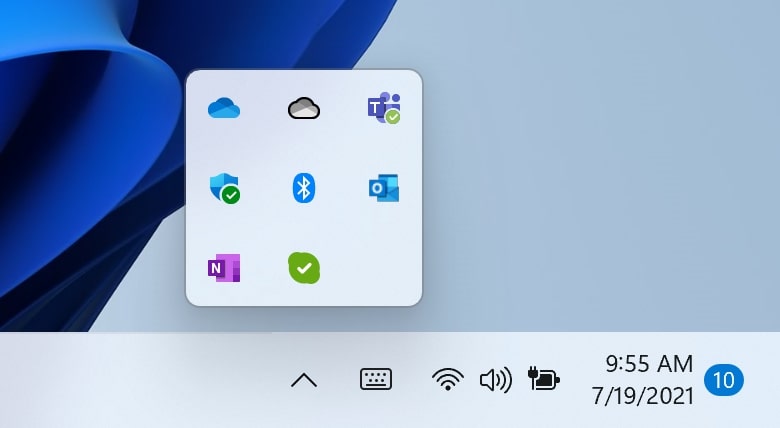 The new Windows 11 Flyout menus.