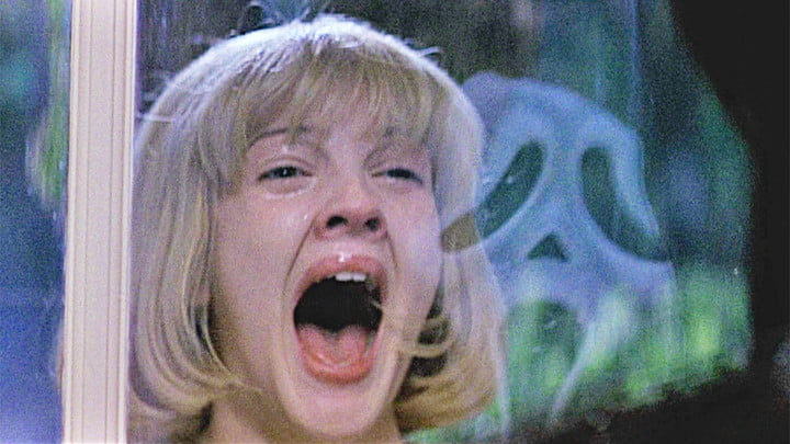 Drew Barrymore en Scream.
