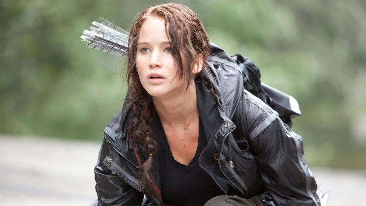 Jennifer Lawrence in The Hunger Games.