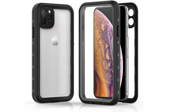 Dooge Waterproof Case for iPhone 11 Pro in clear and black.
