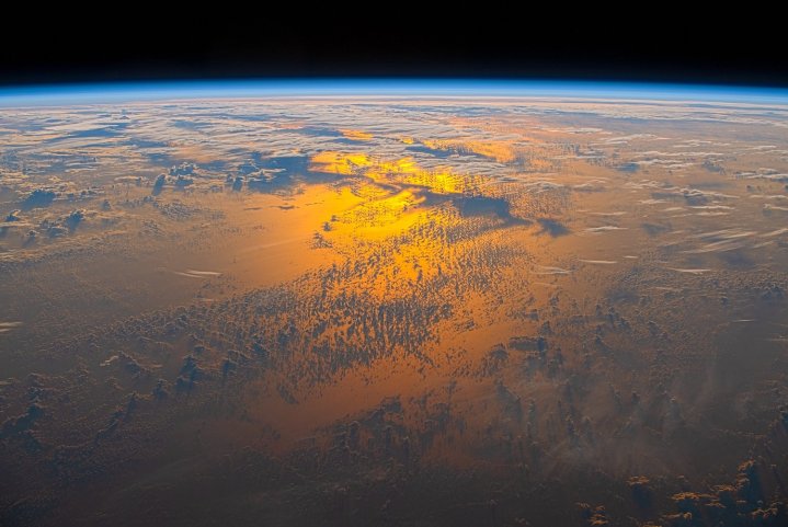 Earth taken from the space station.