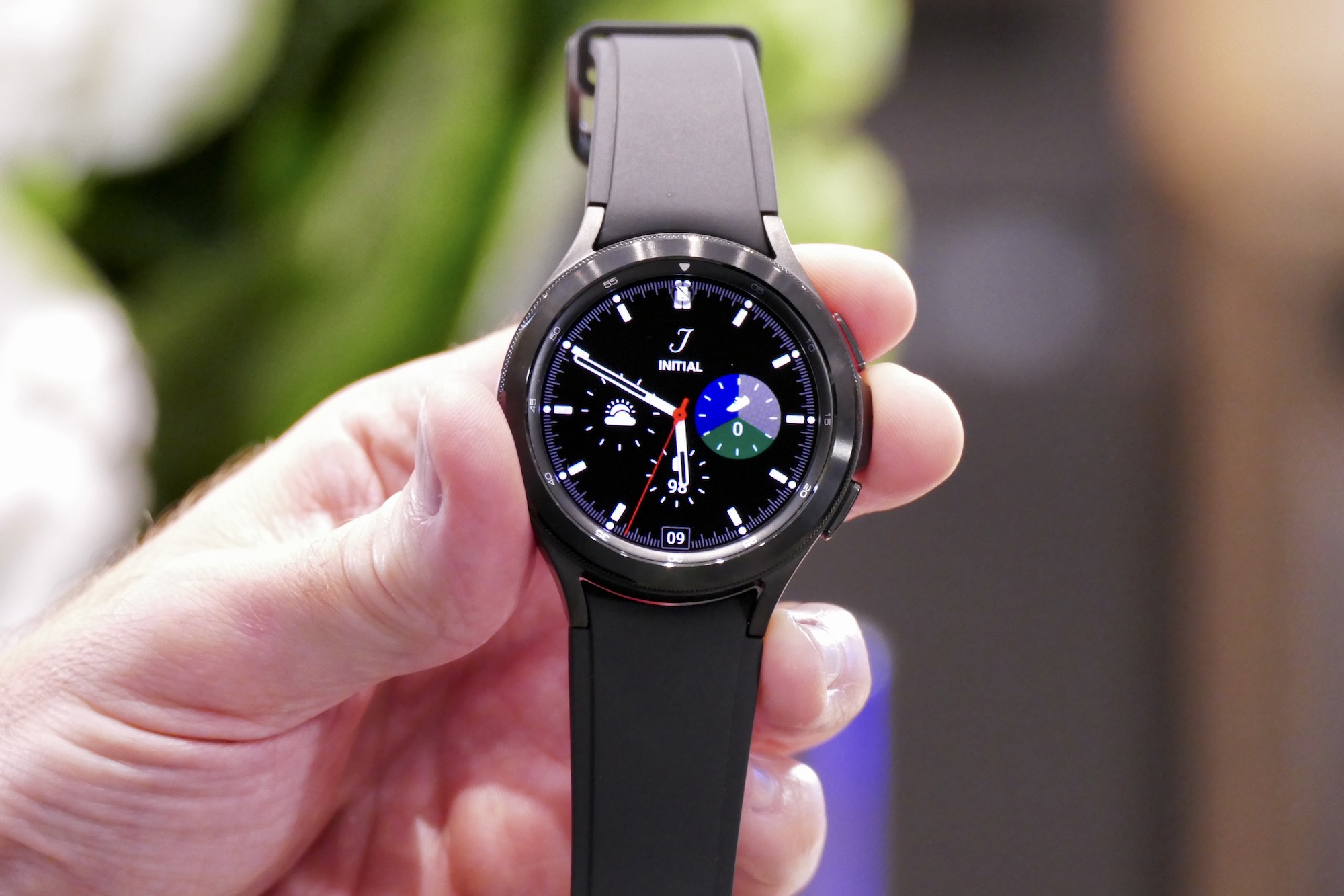Galaxy Watch 4 Classic from the front.