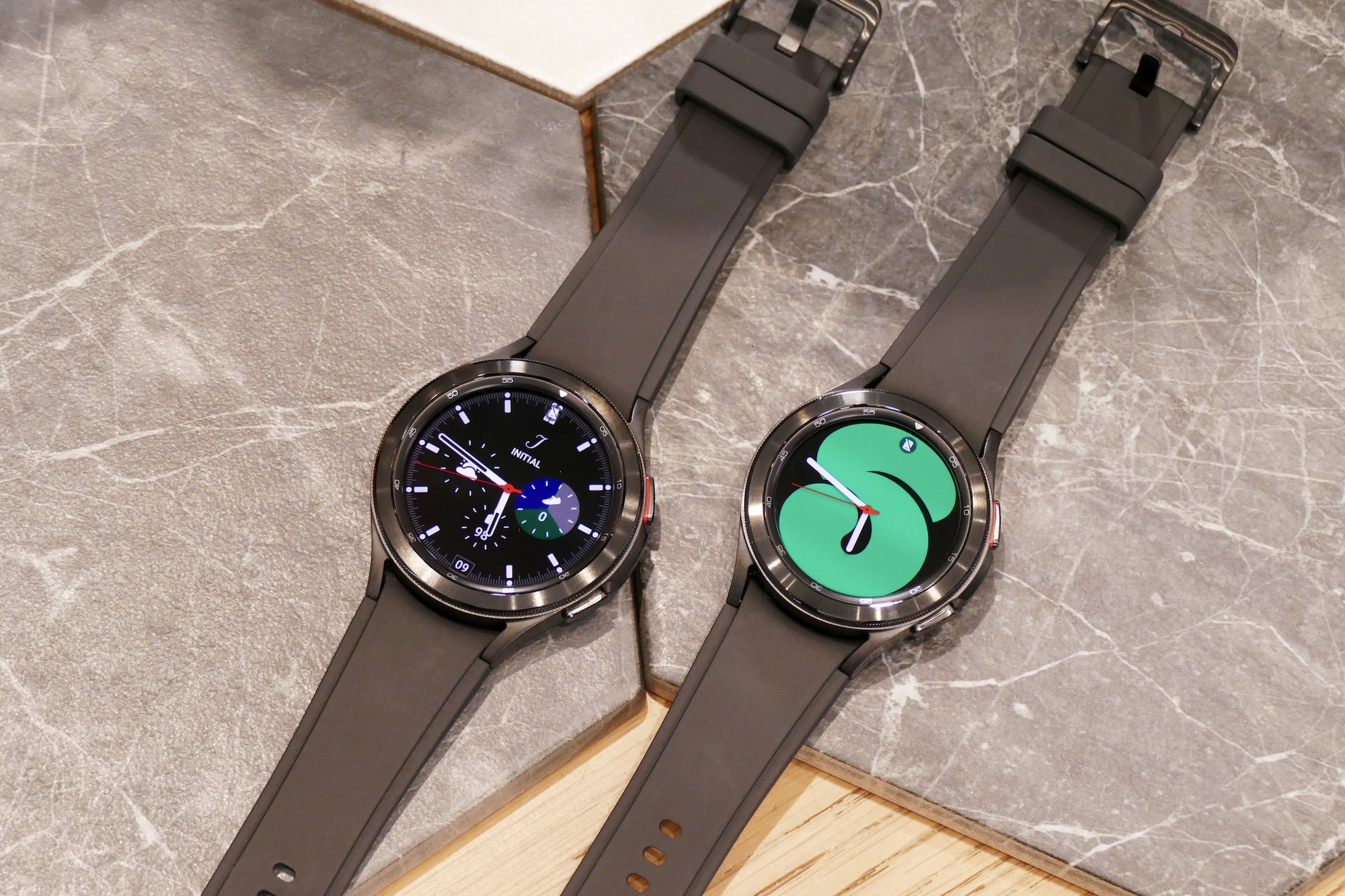 Galaxy Watch 4 Classic in two sizes.