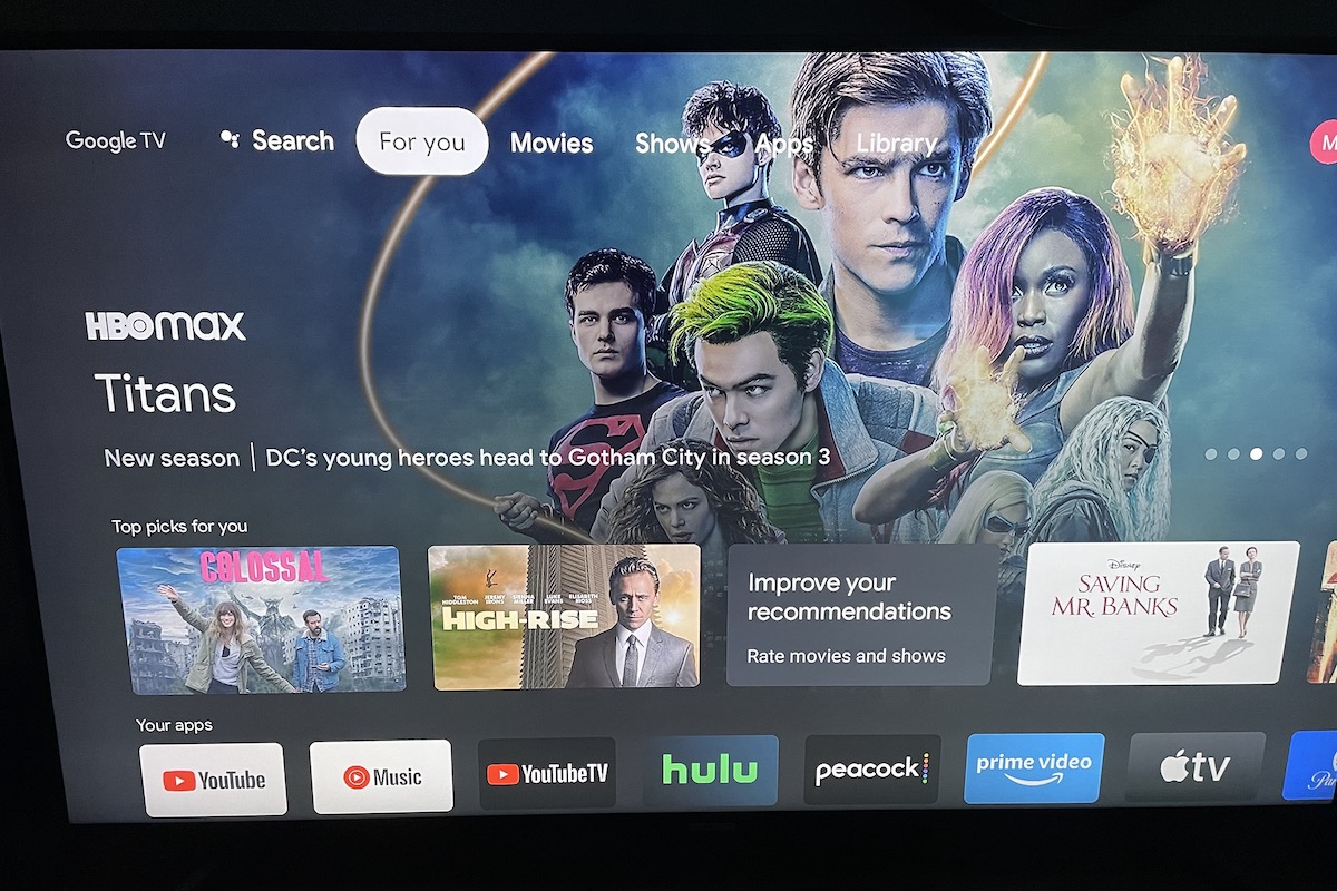 How to change the home screen on your Google TV
