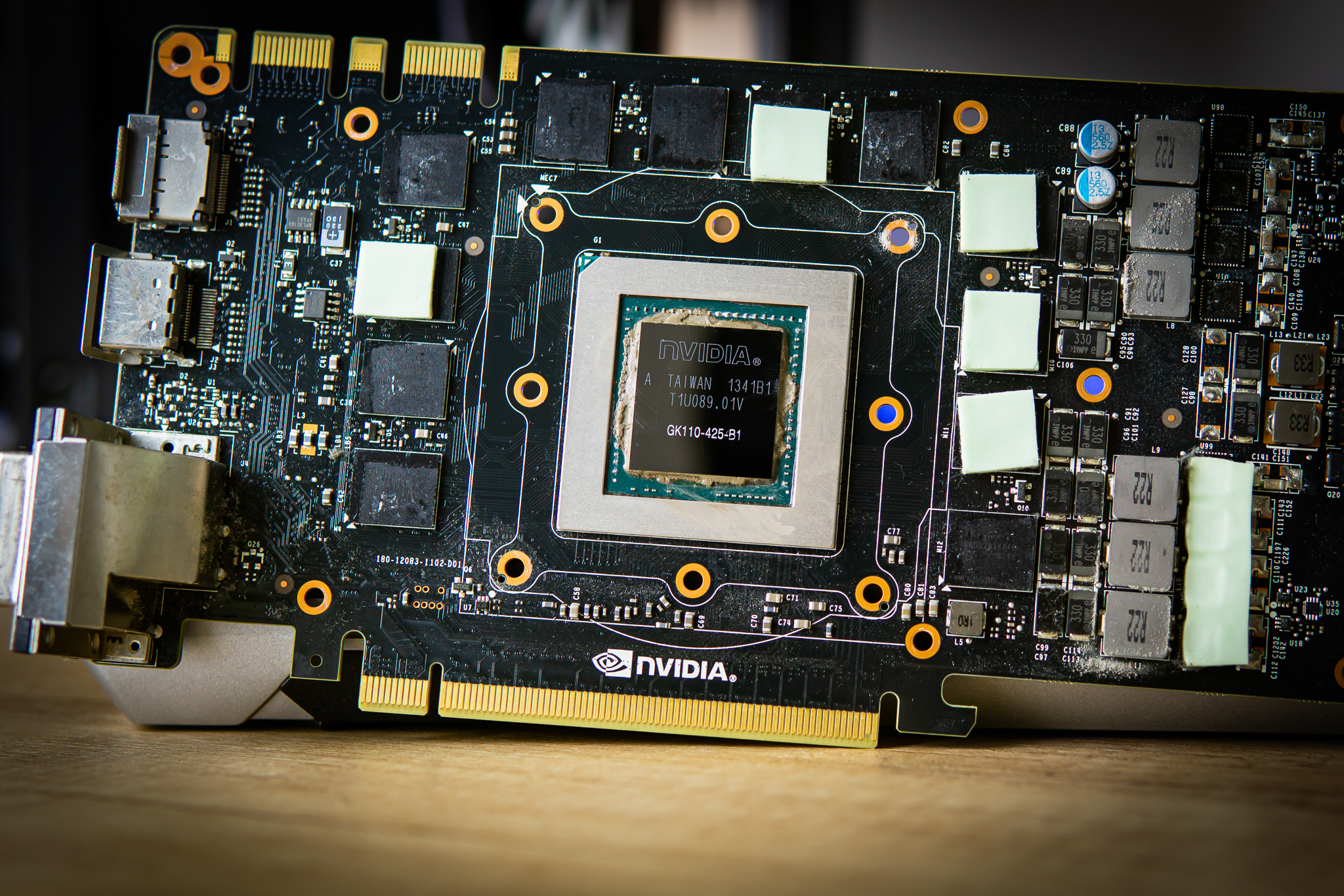 Núcleo da GPU Nvidia.