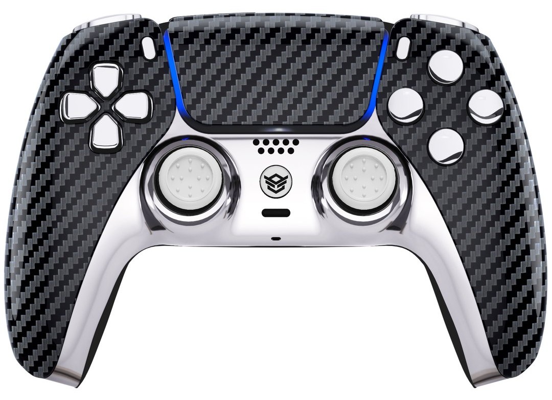 HEXGAMING RIVAL PRO 4 Mappable Back Buttons & Replaceable Joysticks & Flash  Shot Compatible with ps5 Pro Controller Wireless Gampad - Blue Flame